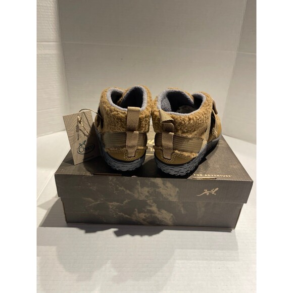 Chaco Big Kids Ramble Fluff Shoes Natural Brown Size 5M New In Box - Picture 2 of 9